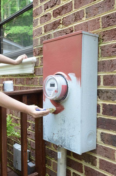 electric meter box paint|painting gas meter boxes.